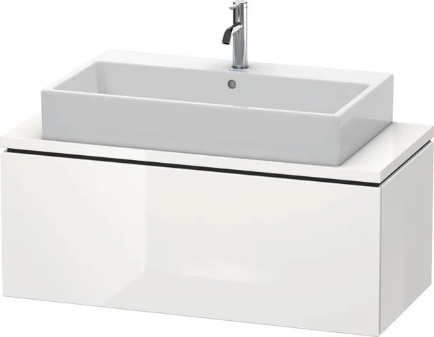 Duravit Waschtischunterschrank wandhängend „L-Cube“ 102 × 40 × 47,7 cm Weiß Hochglanz Duravit Waschtischunterschrank wandhängend „L-Cube“ 102 × 40 × 47,7 cm Weiß Hochglanz
