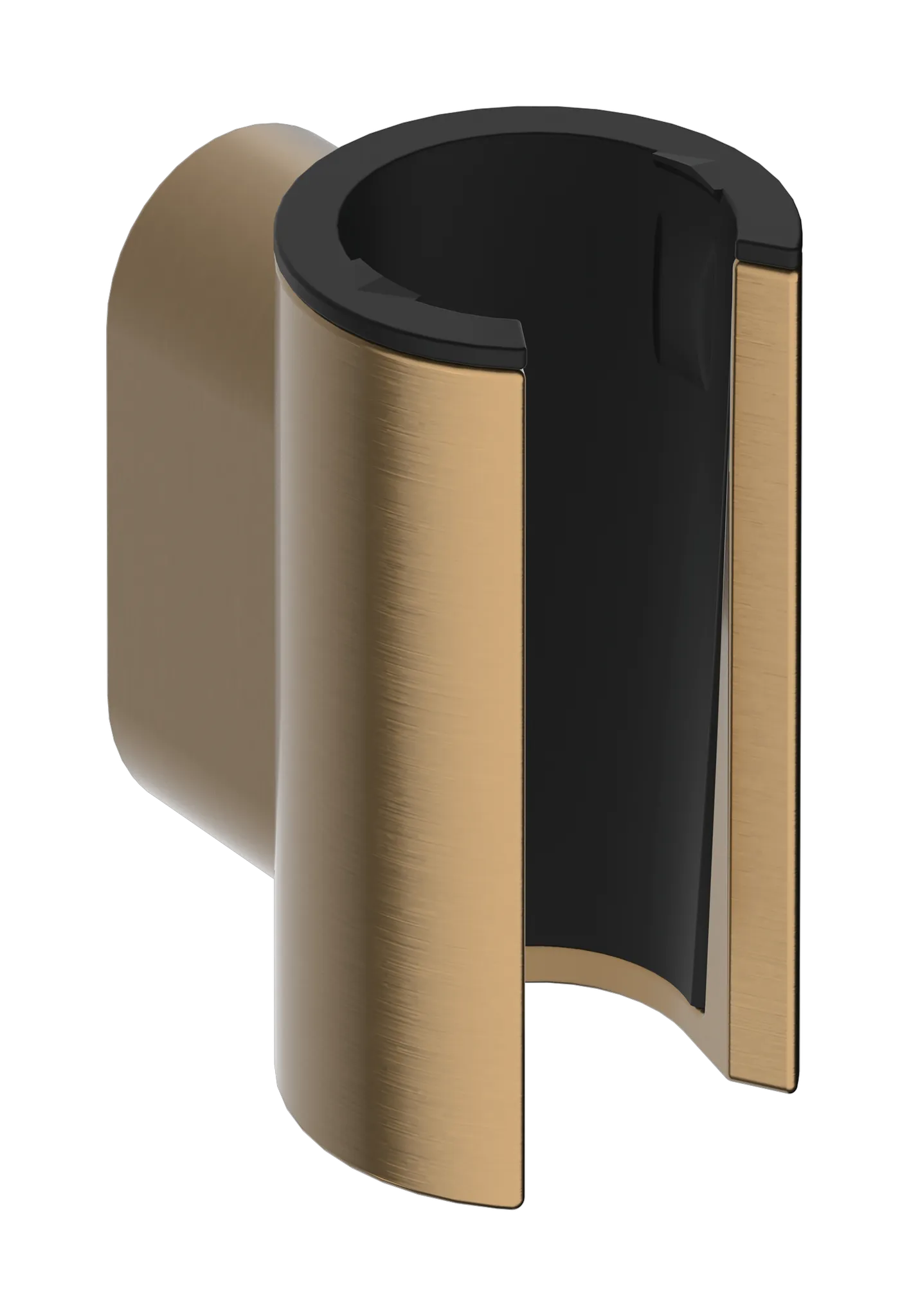 Hansgrohe Brausehalter Porter Fine S BBR, Brushed Bronze, 52 x 31 x 42 mm, konische Aufnahme für Brauseschläuche