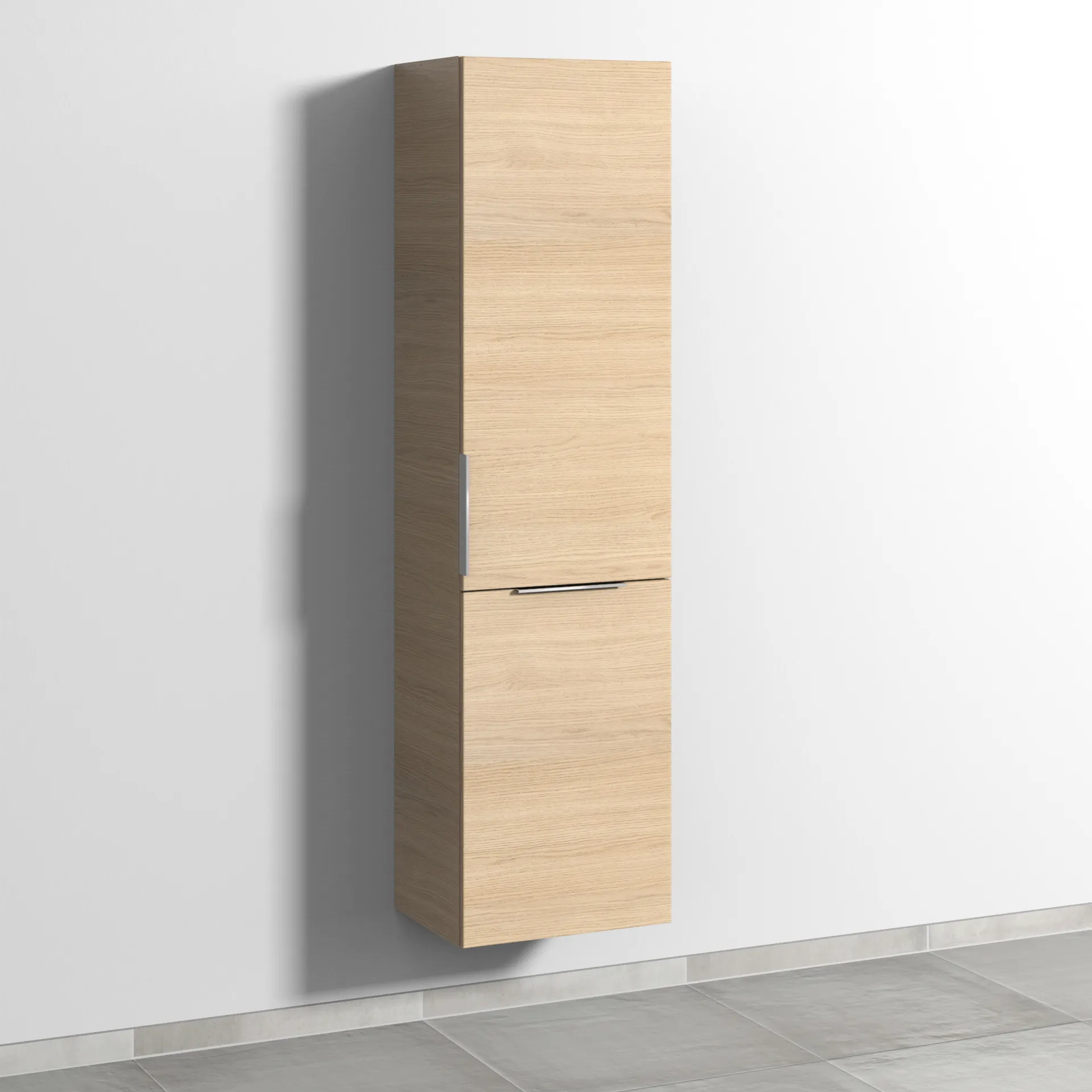 Sanipa Stauraumschrank „3way“ 450 × 1700 × 345 mm Anschlag rechts, in Eiche Nordic, Anschlag rechts