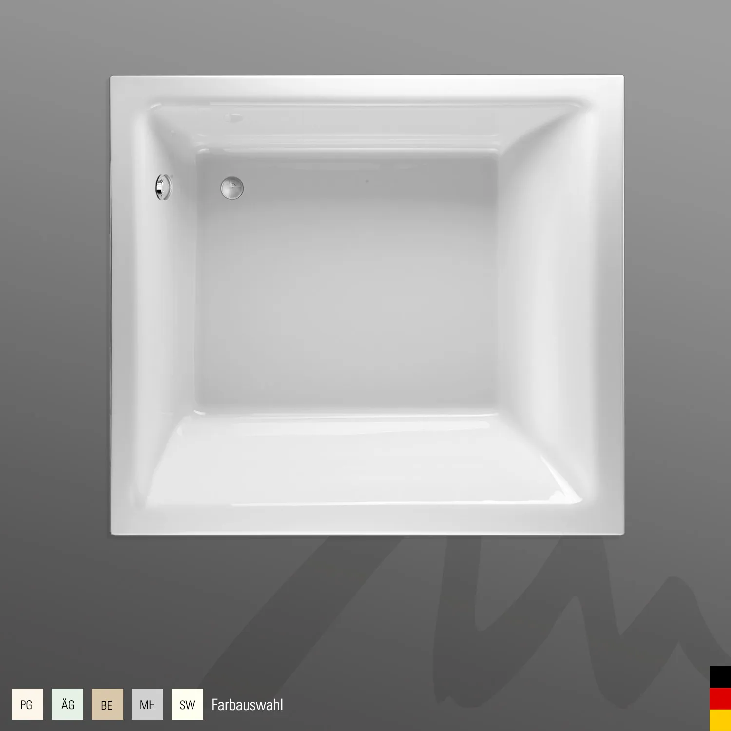 Mauersberger Acryl-Badewanne convexa 190⁄170