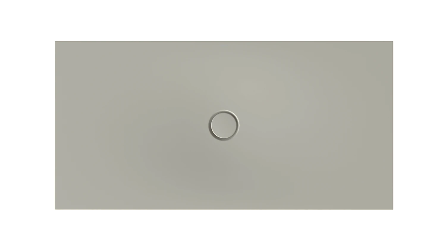 Bette rechteck Duschwanne „BetteFloor“ 1500 × 750 mm ohne Oberflächenbeschichtung, ohne Oberflächenveredelung, ohne Wannenträger, in Stone