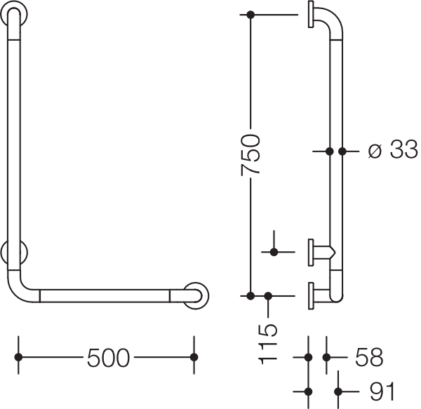 HEWI Haltegriff „Serie 801“