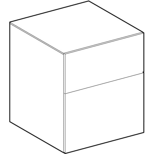 Geberit Hochschrank „Xeno2“ weiß / lackiert hochglänzend Geberit Hochschrank „Xeno2“ weiß / lackiert hochglänzend
