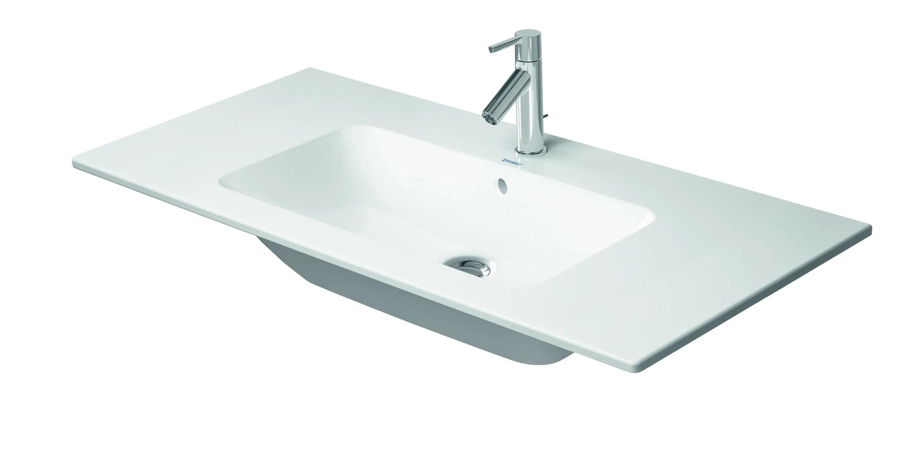 Duravit Waschtischunterschrank Möbelwaschtisch mit Waschtischunterbau und Spiegelschrank „XBase“ 103 × 200 × 49 cm in Graphit Matt