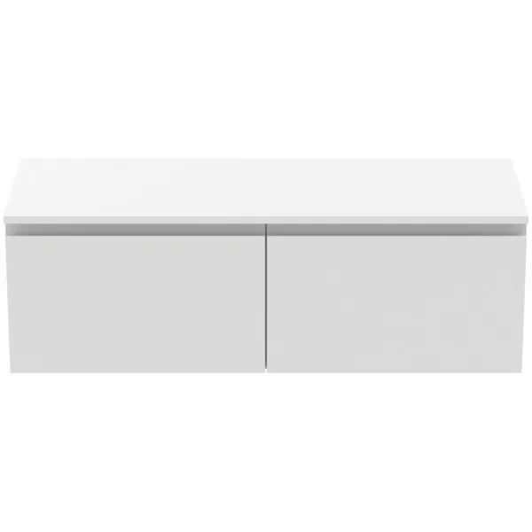 Ideal Standard Waschtischunterschrank Finesse 1202x440x388mm, 2 Auszüge, Weiß matt Ideal Standard Waschtischunterschrank Finesse 1202x440x388mm, 2 Auszüge, Weiß matt