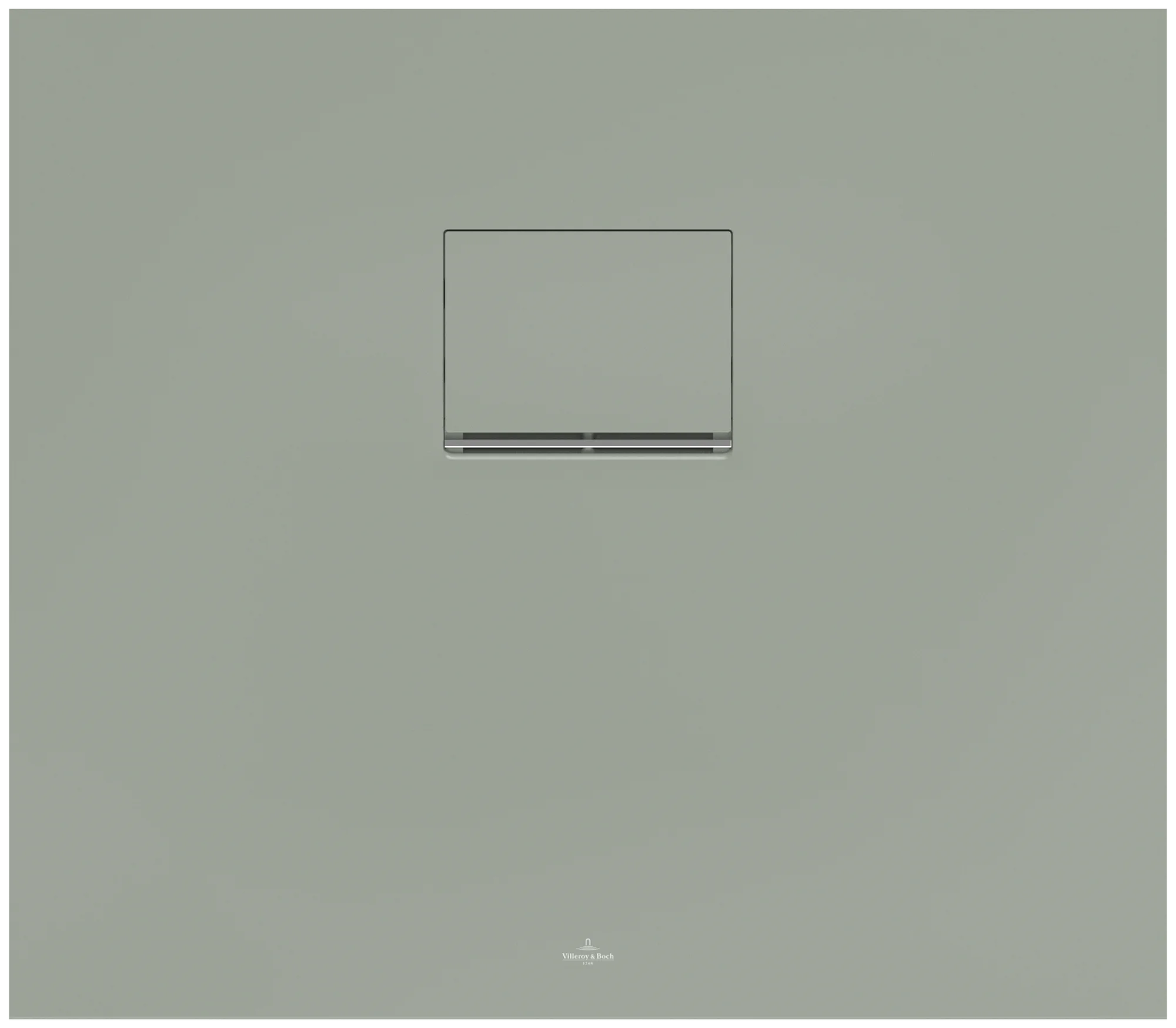 Villeroy & Boch Squaro Infinity Duschwanne 800x700x40mm, Quaryl, flächenbündig, AR Morning Green