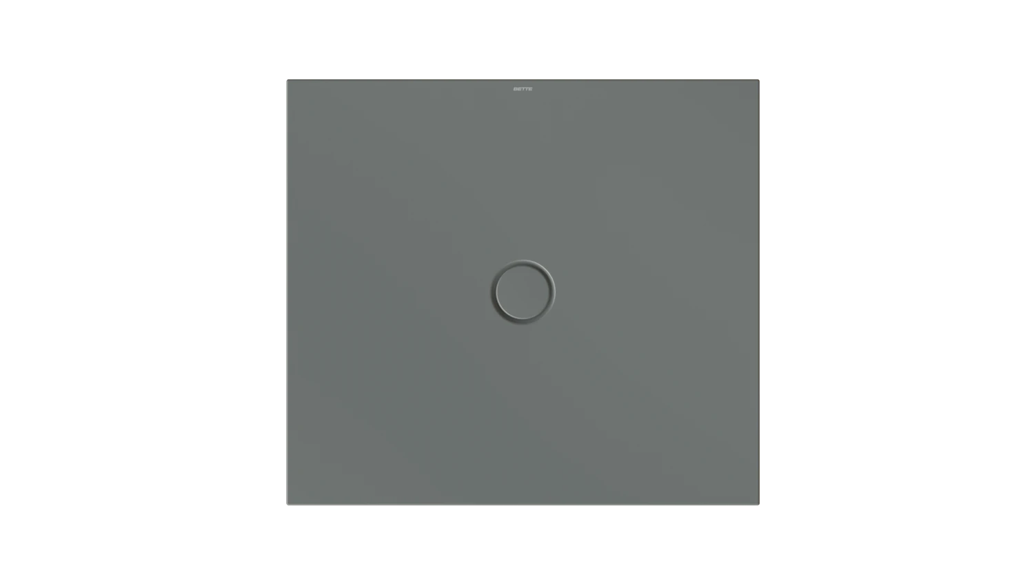 Bette rechteck Duschwanne „BetteFloor“ 1000 × 900 mm ohne Oberflächenbeschichtung, ohne Oberflächenveredelung, ohne Wannenträger, in Smoke