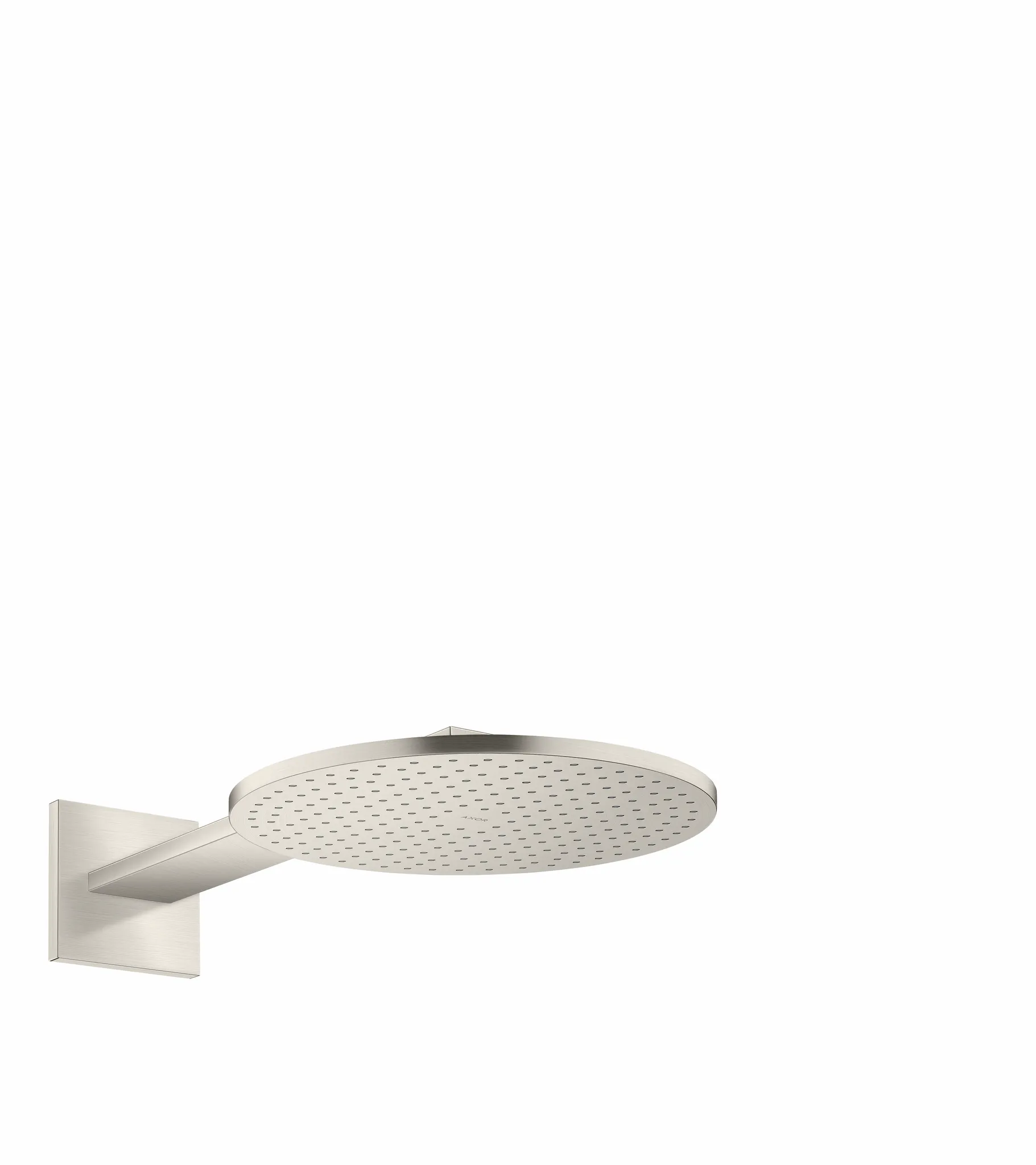 Hansgrohe AXOR ShowerSolutions Kopfbrause 300 2jet mit Brausearm, Edelstahl Optic