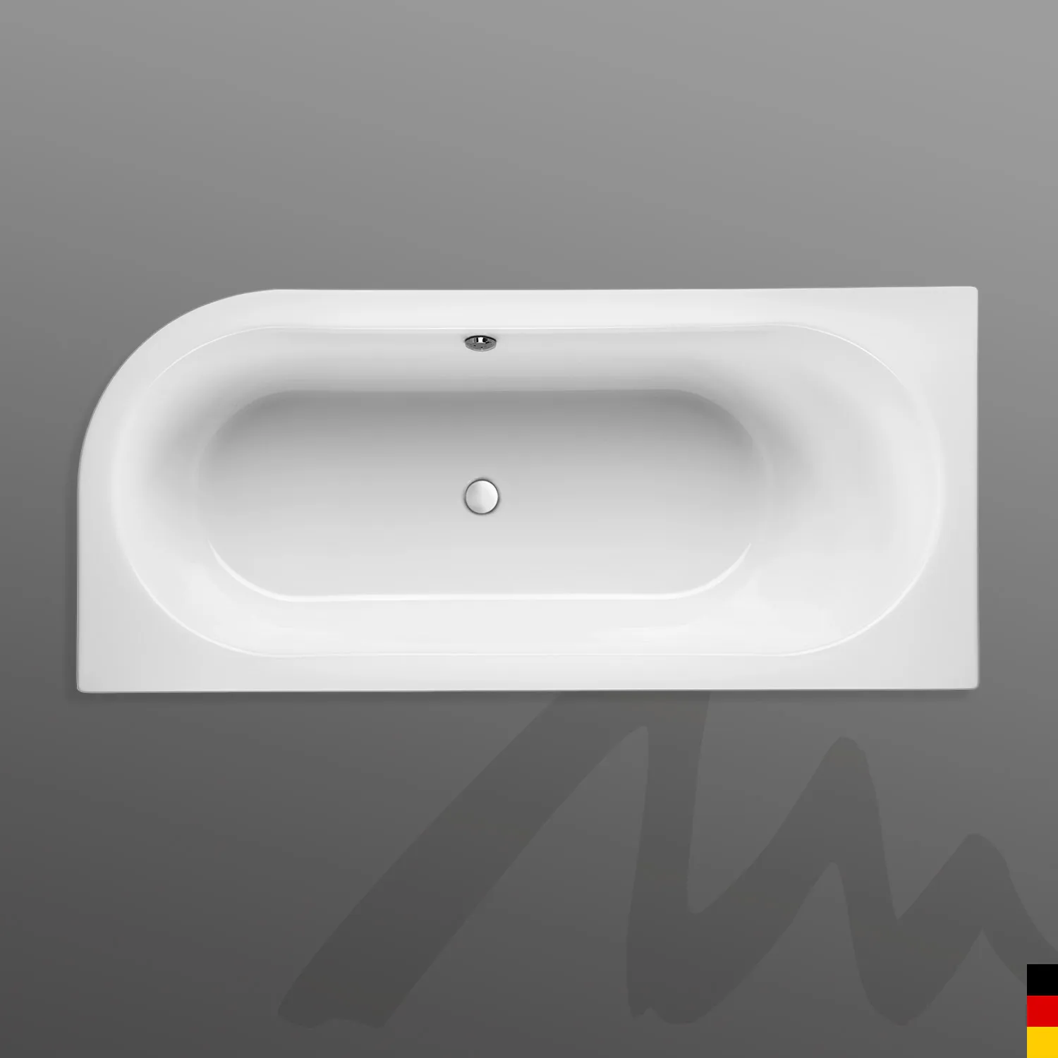 Mauersberger Acryl-Badewanne primo 1 180/80 uno rechts