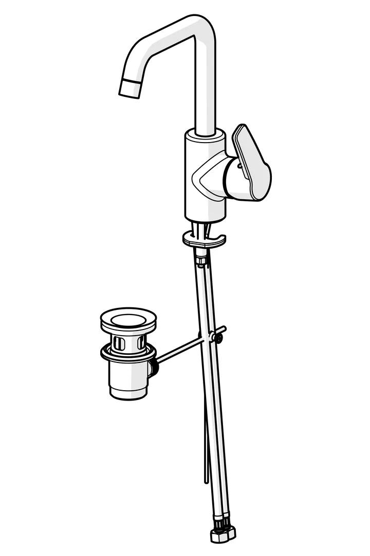HansaPOLO Waschtischarmatur Hansapolo 2017 Einhebelmischer Chrom HansaPOLO Waschtischarmatur Hansapolo 2017 Einhebelmischer Chrom
