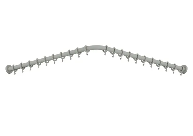 HEWI Duschvorhangstange „Serie 801“ 91,8 × 91,8 cm HEWI Duschvorhangstange „Serie 801“ 91,8 × 91,8 cm