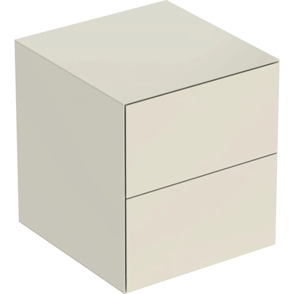 Geberit Hochschrank „ONE“ sandgrau / lackiert hochglänzend Geberit Hochschrank „ONE“ sandgrau / lackiert hochglänzend