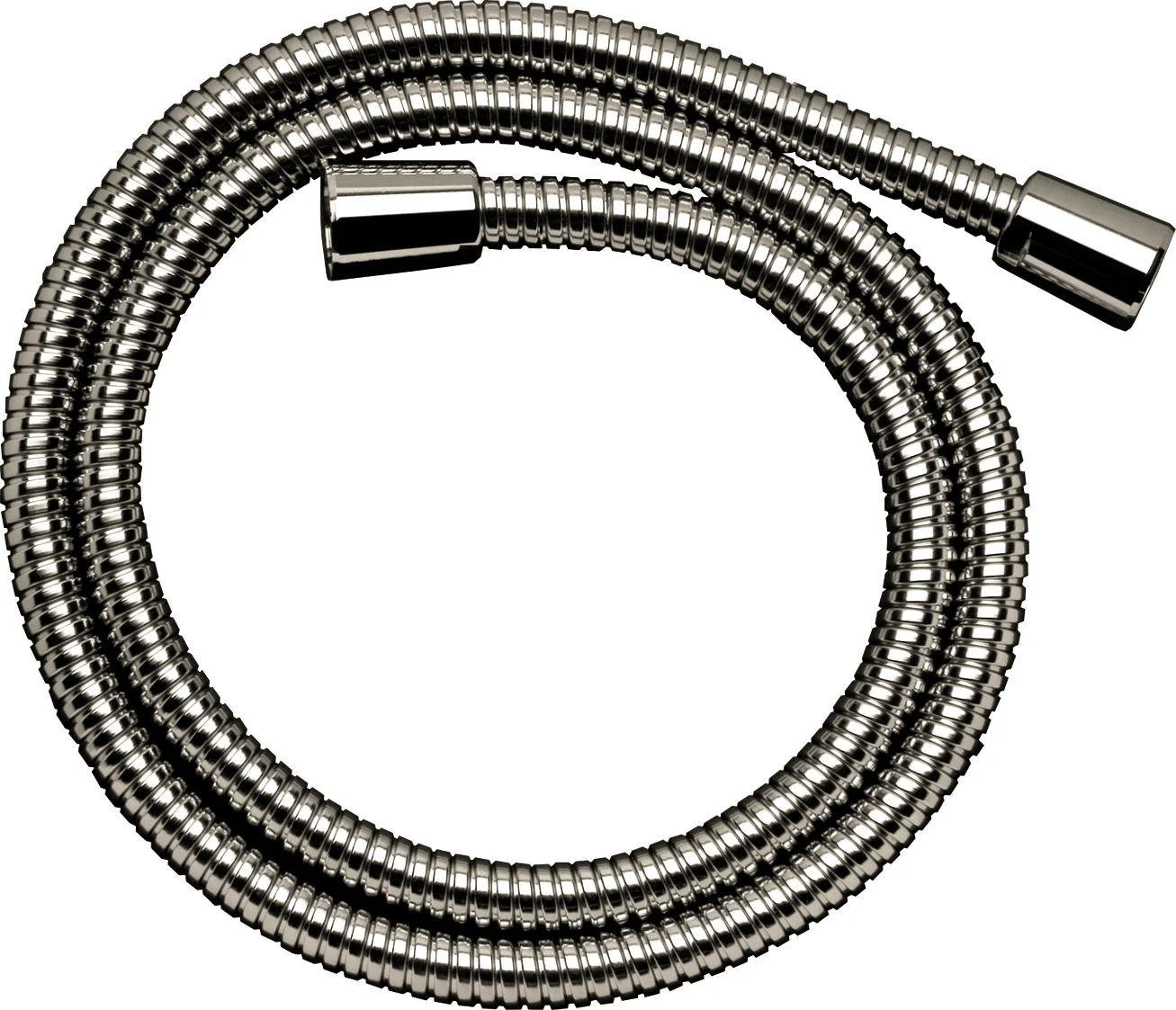 Hansgrohe AXOR ShowerSolutions Metallbrauseschlauch Chrom, 1,60 m, beidseitig mit Drehwirbel und konischer Mutter
