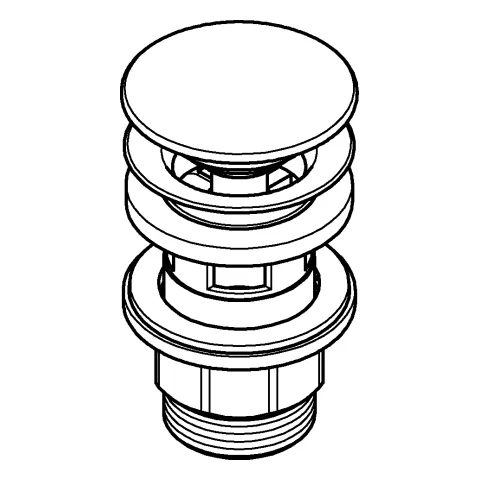 Grohe Ablaufgarnitur 102464, matt black Grohe Ablaufgarnitur 102464, matt black