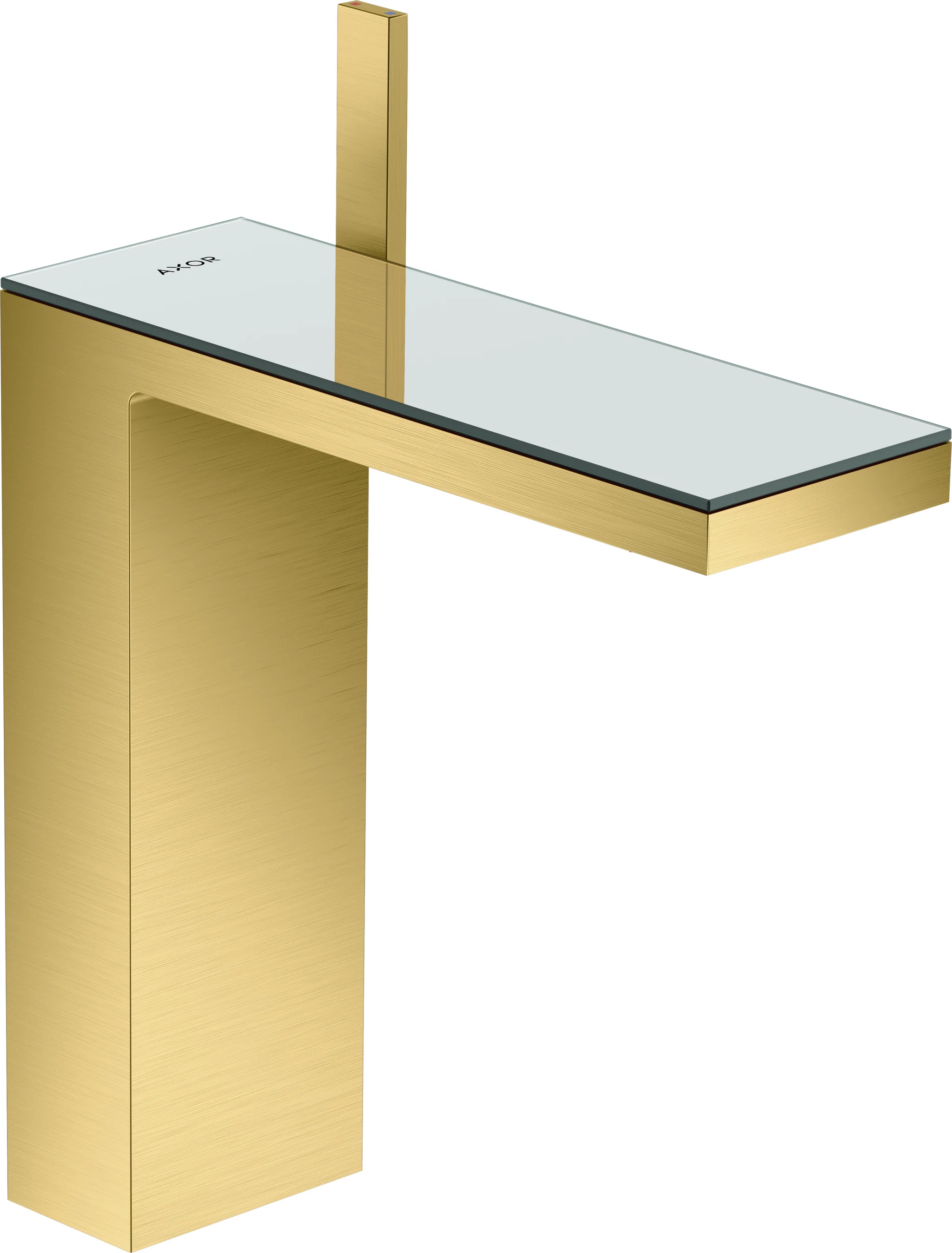 Hansgrohe AXOR MyEdition Platte 245 Glas – abnehmbar, 245 mm Länge