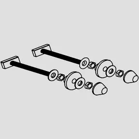 SANIT Urinal Befestigungsset SANIT Urinal Befestigungsset