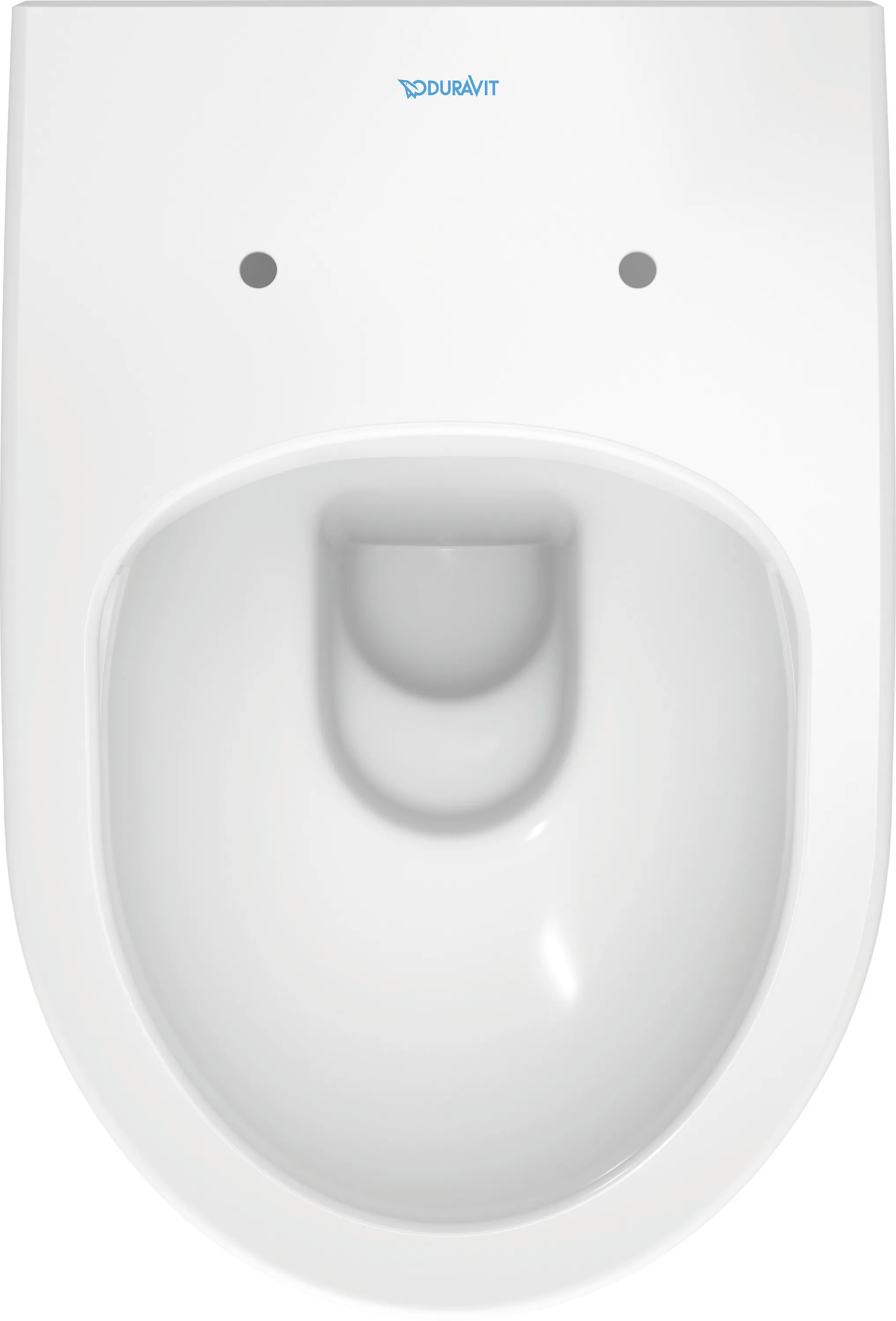 Duravit Wand-Tiefspül-WC inkl. WC-Sitz „No.1“ 37,3 × 54 × 39,3 cm, Befestigung sichtbar