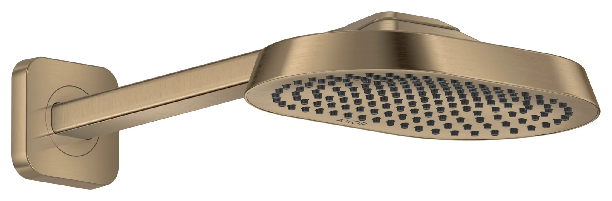 Hansgrohe AXOR ShowerSphere Kopfbrause 250⁄160 1jet EcoSmart+ mit Brausearm, Brushed Bronze Hansgrohe AXOR ShowerSphere Kopfbrause 250⁄160 1jet EcoSmart+ mit Brausearm, Brushed Bronze