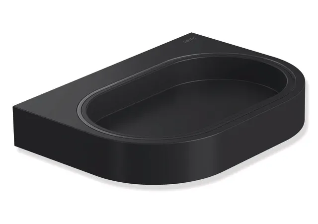 Seifenschale mit Halter, Halter Metall, pulverbeschichtet, Seifenschale Polyamid, matt, Breite 125 mm, Höhe 20 mm, Tiefe 92 mm, in Farbe AS (Weiß tiefmatt - Weiß matt) Seifenschale mit Halter, Halter Metall, pulverbeschichtet, Seifenschale Polyamid, matt, Breite 125 mm, Höhe 20 mm, Tiefe 92 mm, in Farbe AS (Weiß tiefmatt - Weiß matt)