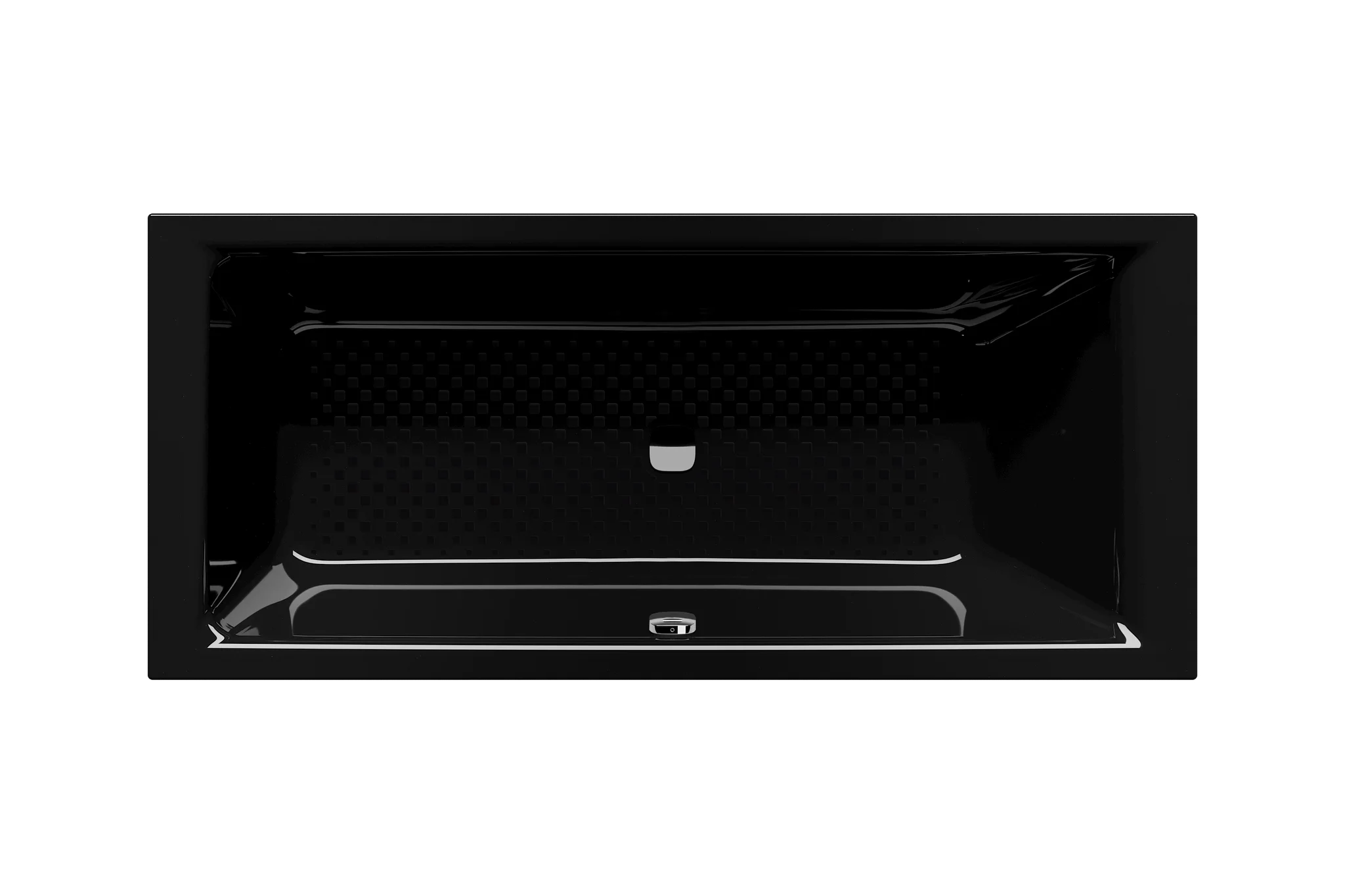 Kaldewei PURO NEXT COMBI Badewanne, 1800x800 mm, schwarz, Perl-Effekt, Sonderüberlauf, Vollantislip