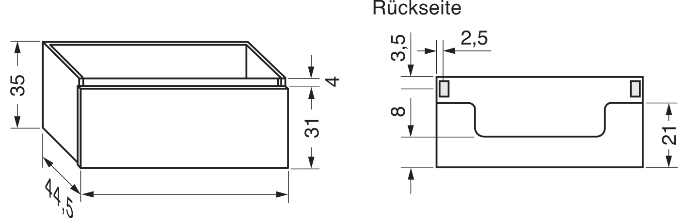 repaBAD Waschtischunterschrank „Base 45“ 600 × 350 × 450 mm in Eiche Classic repaBAD Waschtischunterschrank „Base 45“ 600 × 350 × 450 mm in Eiche Classic