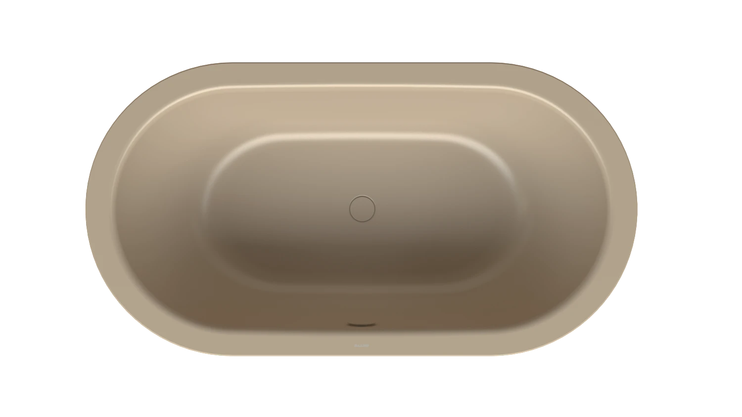 Bette Badewanne „BetteStarlet Oval Silhouette“ freistehend oval 150 × 80 cm in Greige