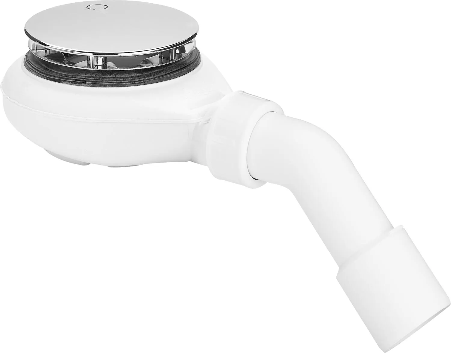 Ablauf Tempoplex, Bauhöhe 6cm inkl. Abdeckhaube verchromt Ablauf Tempoplex, Bauhöhe 6cm inkl. Abdeckhaube verchromt