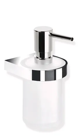HEWI Seifenspender mit Halter System 800, satiniertes Kristallglas, ca. 200 ml HEWI Seifenspender mit Halter System 800, satiniertes Kristallglas, ca. 200 ml