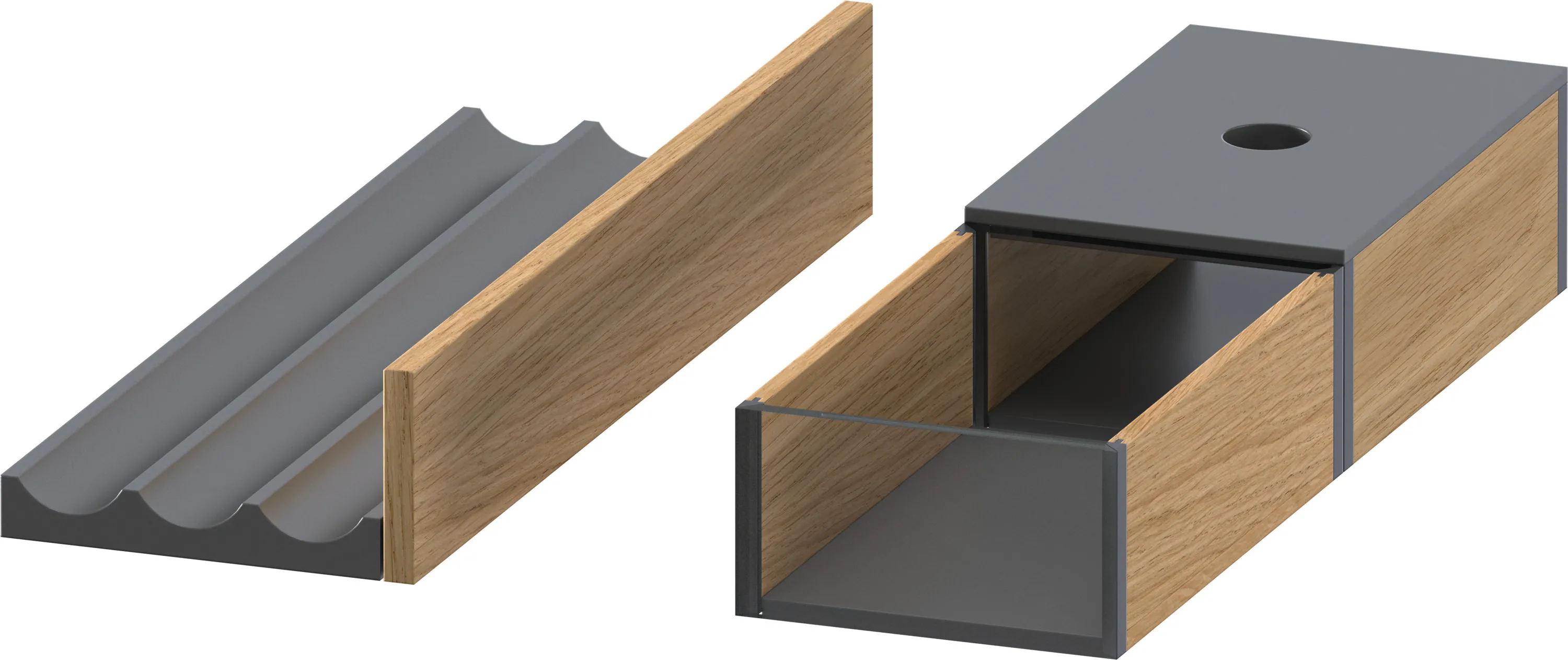 Duravit Einrichtungssystem Set 20,8 cm in / / Duravit Einrichtungssystem Set 20,8 cm in / /