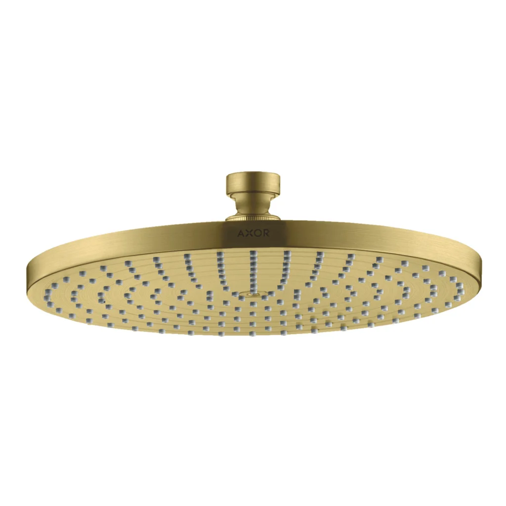 Hansgrohe AXOR Starck Tellerkopfbrause 240 mm Brushed Brass mit Air-Injection