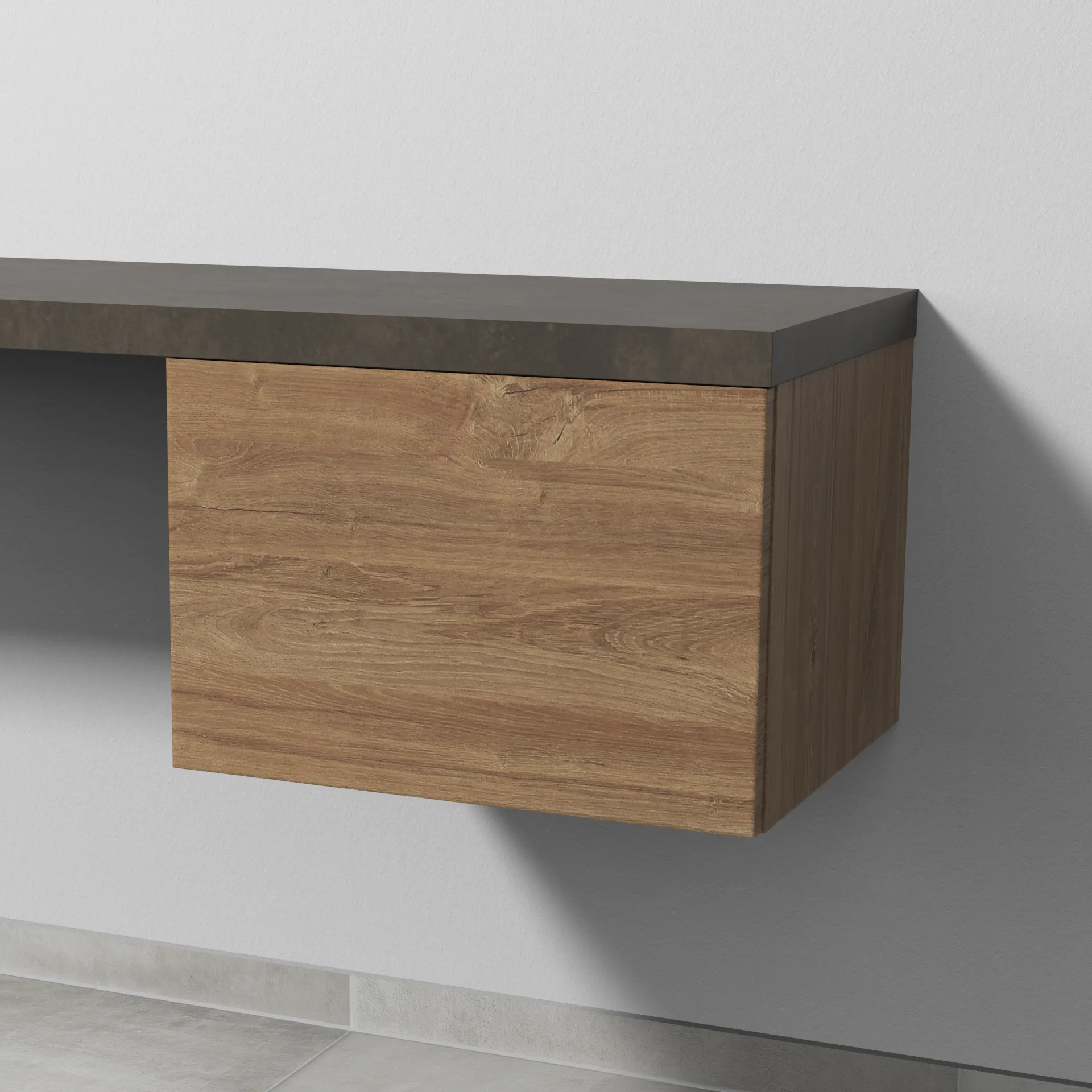 Sanipa Anbauschrank „2morrow“ 500 × 340 × 420 mm in Eiche Kansas