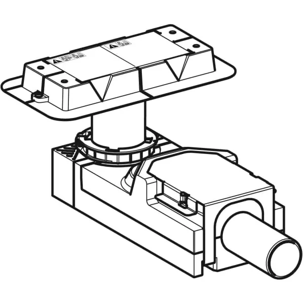 Rohbauset für Duschrinnen der Reihe CleanLine für Estrichhöhe am Einlauf 90–220 mm „CleanLine“