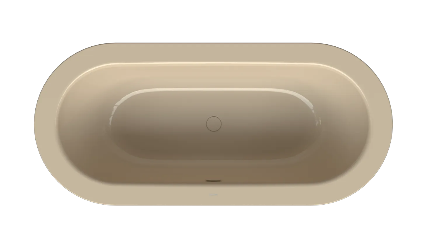 Bette BetteStarlet Oval Badewanne, beige, 1650 x 750 mm, 30 mm Randhöhe, 92 l Nutzinhalt, 48 kg Gewicht