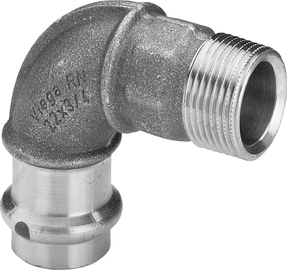 Viega Installationsmaterial „Sanpress“ in 15 mm × R3 / 4 Rotguss  Viega Installationsmaterial „Sanpress“ in 15 mm × R3 / 4 Rotguss