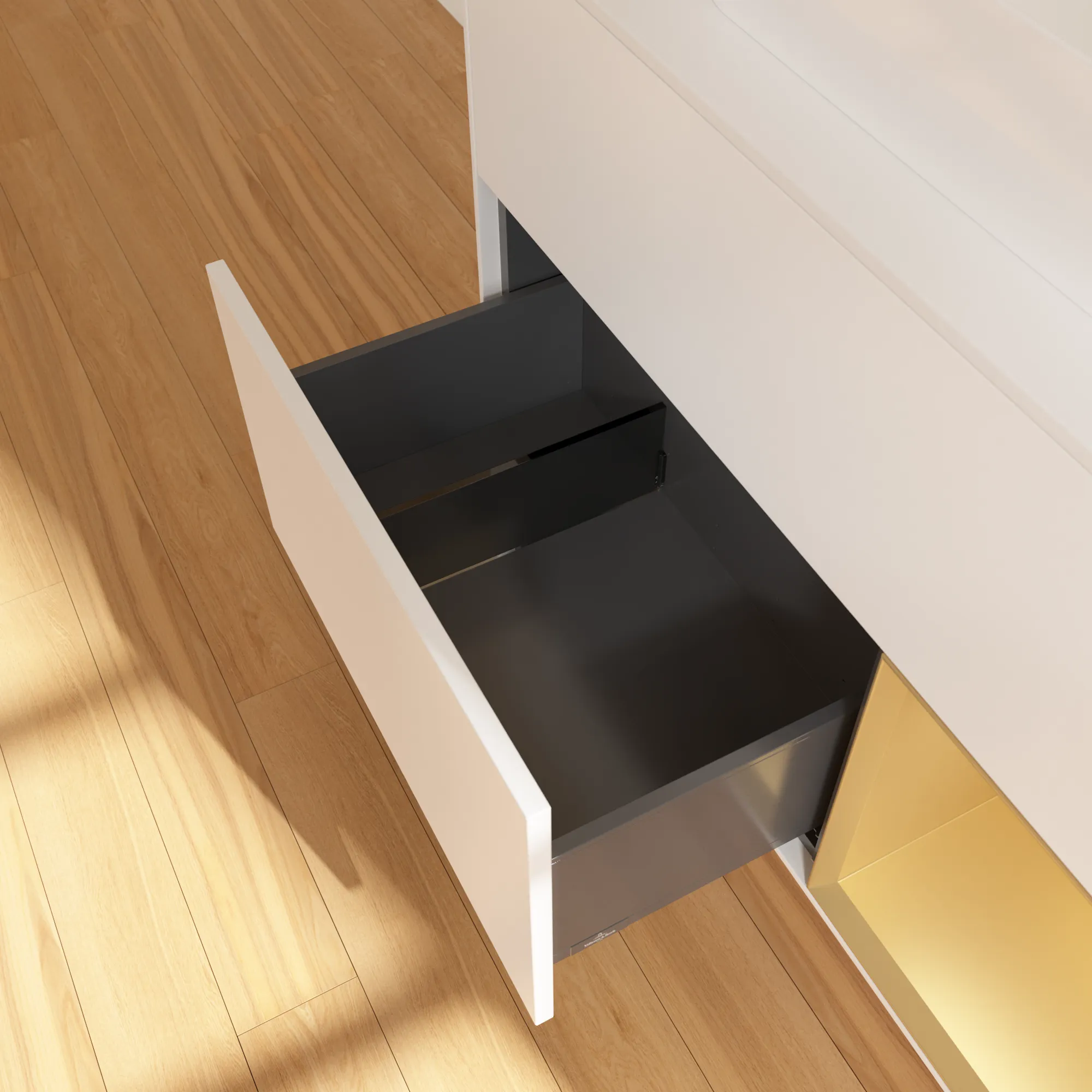 Villeroy & Boch Waschtischunterschrank „Finion“ für Schrankwaschtisch 1000 × 603 × 501 mm White Matt Lacquer, für Becken mittig Villeroy & Boch Waschtischunterschrank „Finion“ für Schrankwaschtisch 1000 × 603 × 501 mm White Matt Lacquer, für Becken mittig