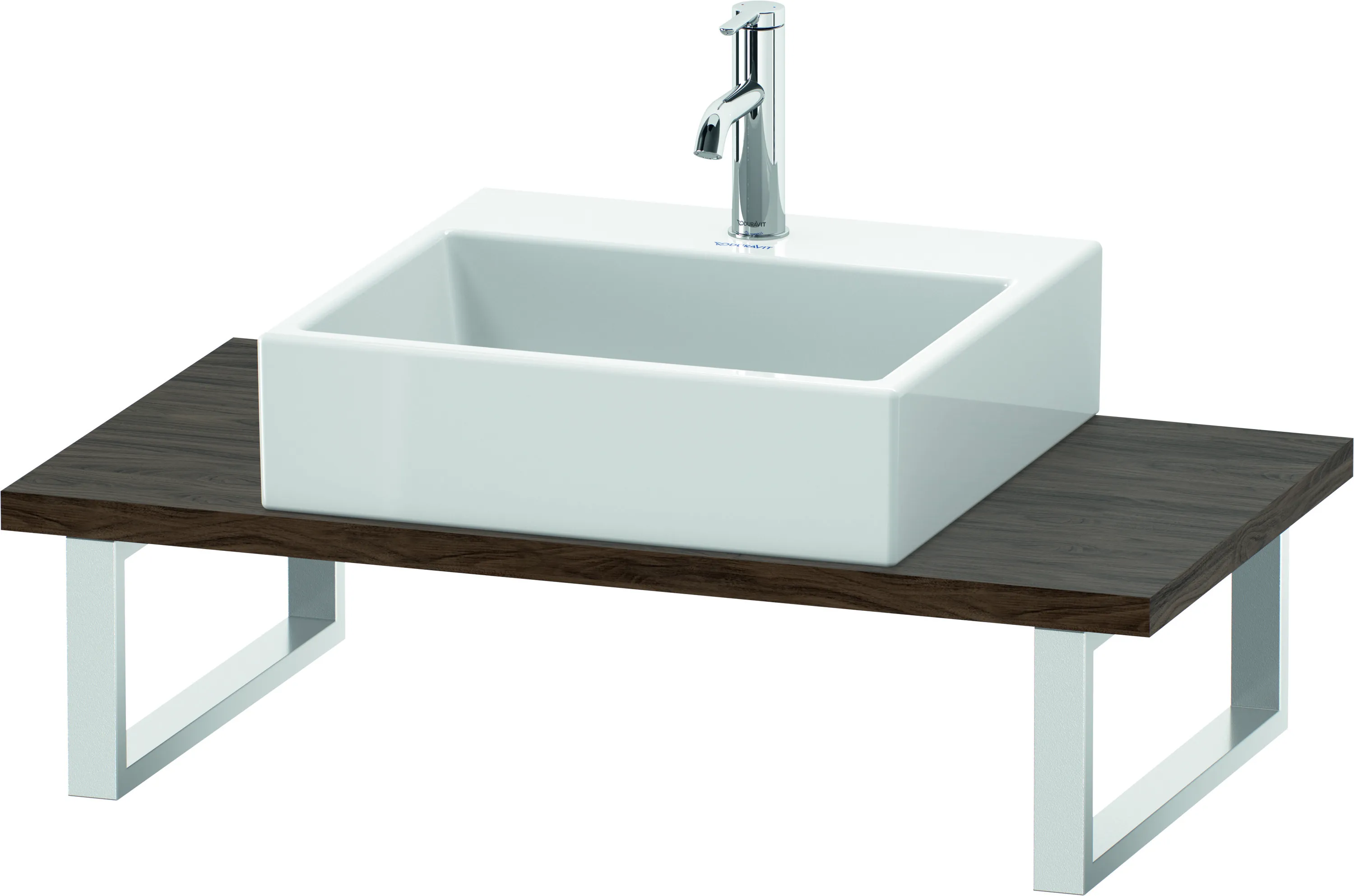 Duravit Konsole „DuraStyle“, mittig in Nussbaum Dunkel Duravit Konsole „DuraStyle“, mittig in Nussbaum Dunkel