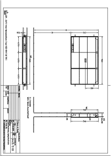 Villeroy & Boch Unterputz-Spiegelschrank „My View-In“ 130,1 × 74,7 × 10,7 × 10,7 cm