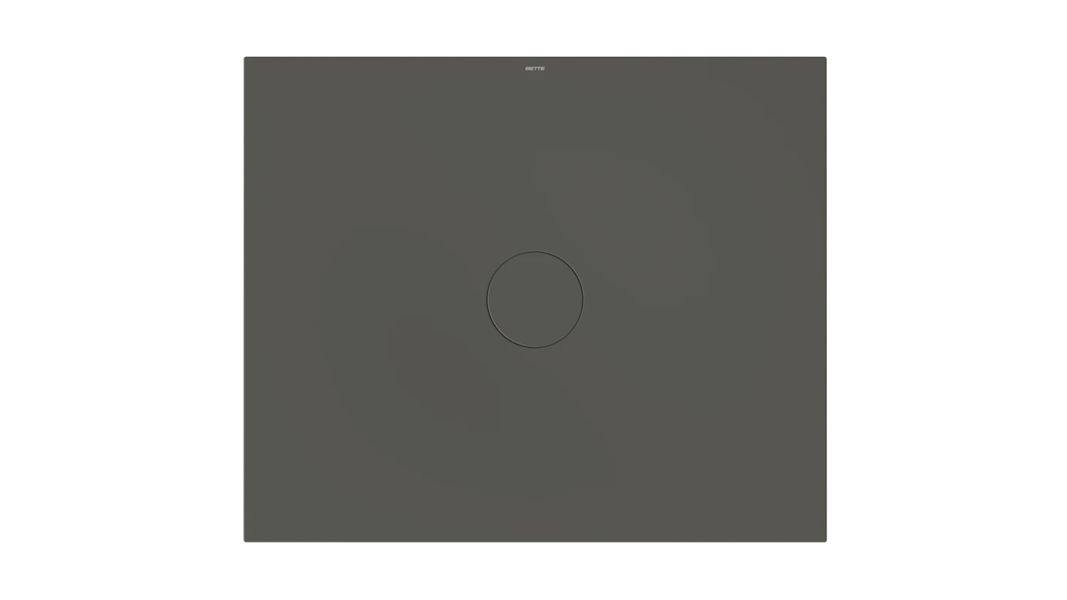 Bette rechteck Duschwanne „BetteAir“ 1200 × 1000 mm ohne Oberflächenbeschichtung, ohne Oberflächenveredelung, mit Minimum-Wannenträger, in Anthracite