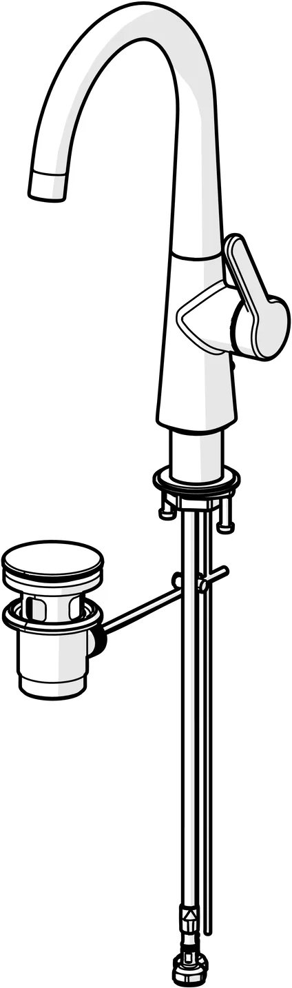 HansaDESIGNO Style Waschtischarmatur 5103 Zugstangenablaufgarnitur Ausladung 167 mm DN15 Chrom HansaDESIGNO Style Waschtischarmatur 5103 Zugstangenablaufgarnitur Ausladung 167 mm DN15 Chrom