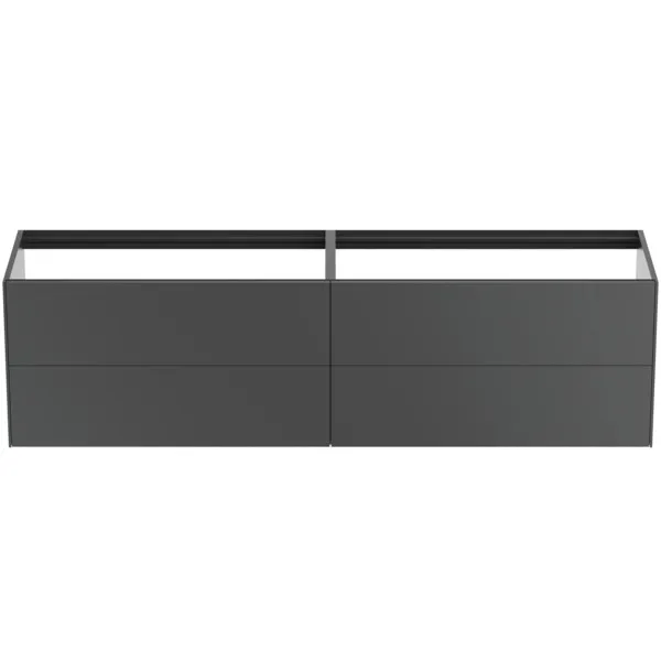 Ideal Standard Waschtischunterschrank Conca, 4 Auszüge, anthrazit Ideal Standard Waschtischunterschrank Conca, 4 Auszüge, anthrazit