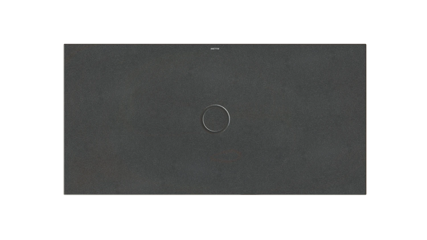 Bette rechteck Duschwanne „BetteFloor“ 1400 × 700 mm ohne Oberflächenbeschichtung, ohne Oberflächenveredelung, ohne Wannenträger, in Midnight
