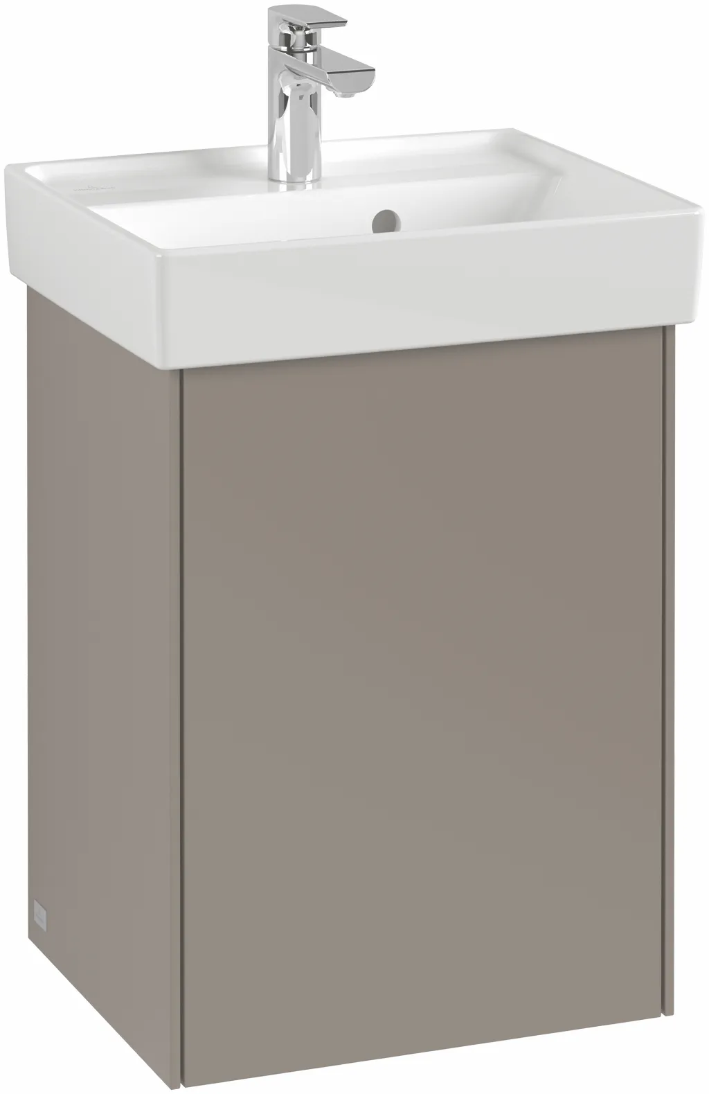 Villeroy & Boch Waschtischunterschrank mit Tür „Collaro“ 410 × 546 × 344 mm White Oak, für Becken mittig, Anschlag links, ohne Beleuchtung Villeroy & Boch Waschtischunterschrank mit Tür „Collaro“ 410 × 546 × 344 mm White Oak, für Becken mittig, Anschlag links, ohne Beleuchtung