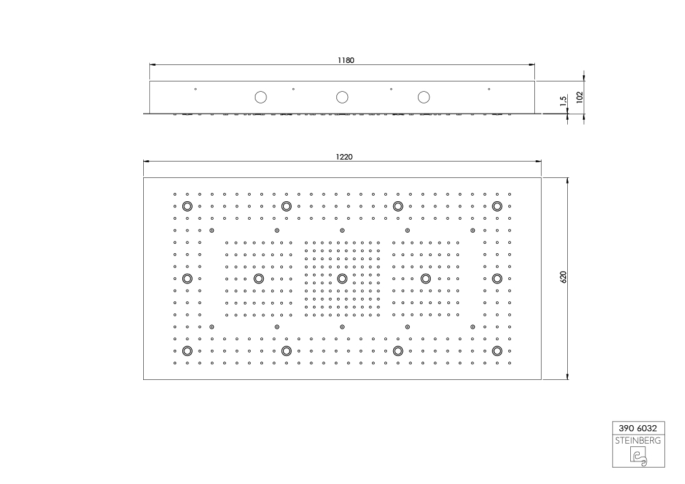 Steinberg Serie 390 Sensual Rain Regenpaneel Steinberg Serie 390 Sensual Rain Regenpaneel