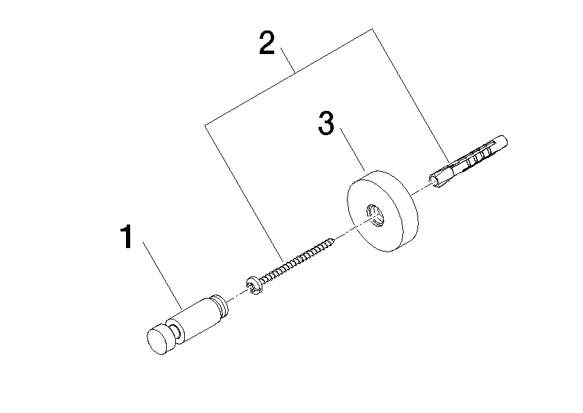 Dornbracht Haken - Rosette D. 40 mm, Ausladung 50 mm, Chrom gebürstet Dornbracht Haken - Rosette D. 40 mm, Ausladung 50 mm, Chrom gebürstet