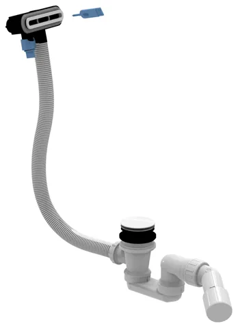 Villeroy & Boch Ab- und Überlaufgarnitur Modell U909590 10 cm in Weiß Alpin