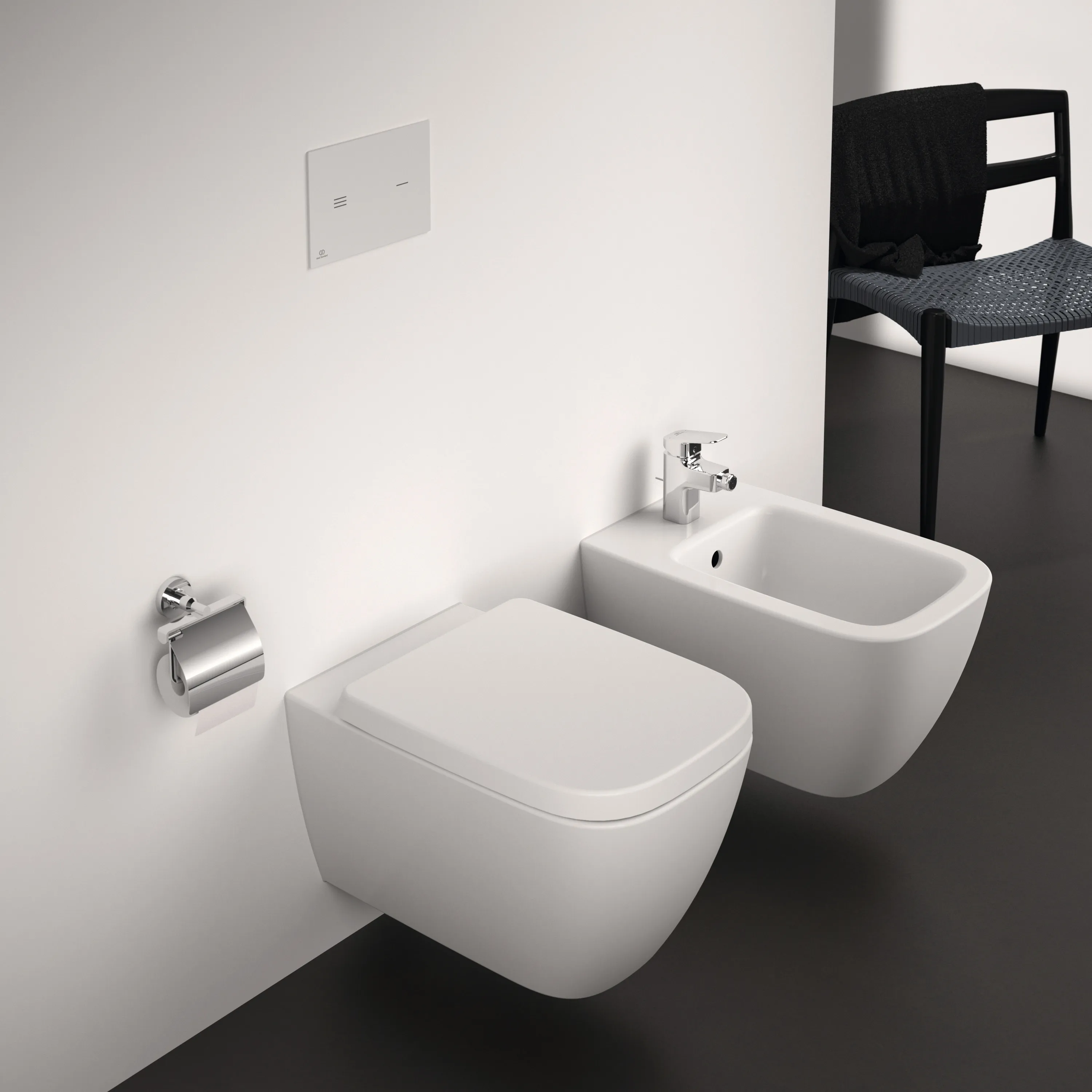 WC-Paket i.life S WC Randlos mit WC-Sitz Softclosing 360x485x375mm Weiß