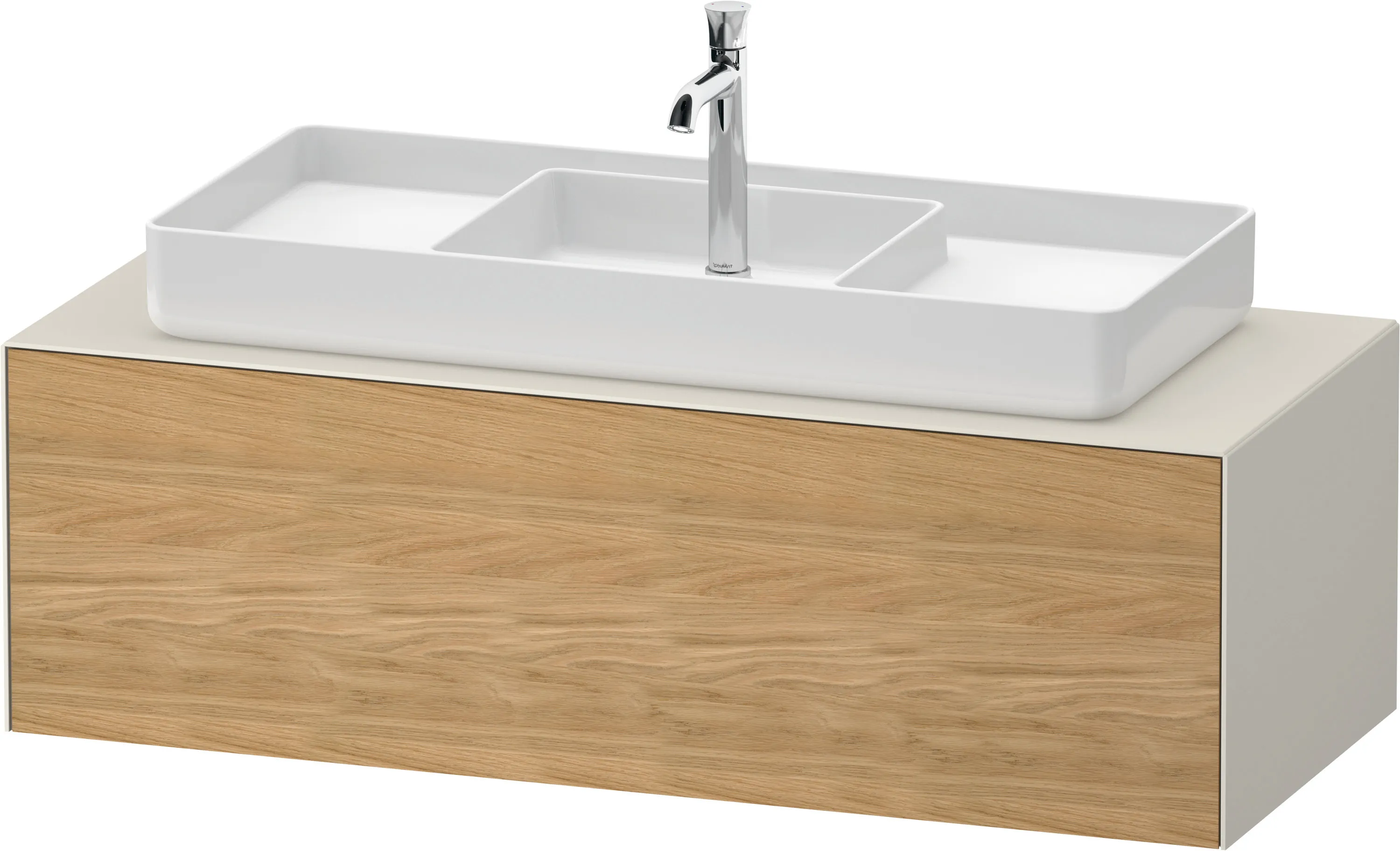 Duravit Waschtischunterschrank wandhängend „White Tulip“ 130 × 40,8 × 55 cm