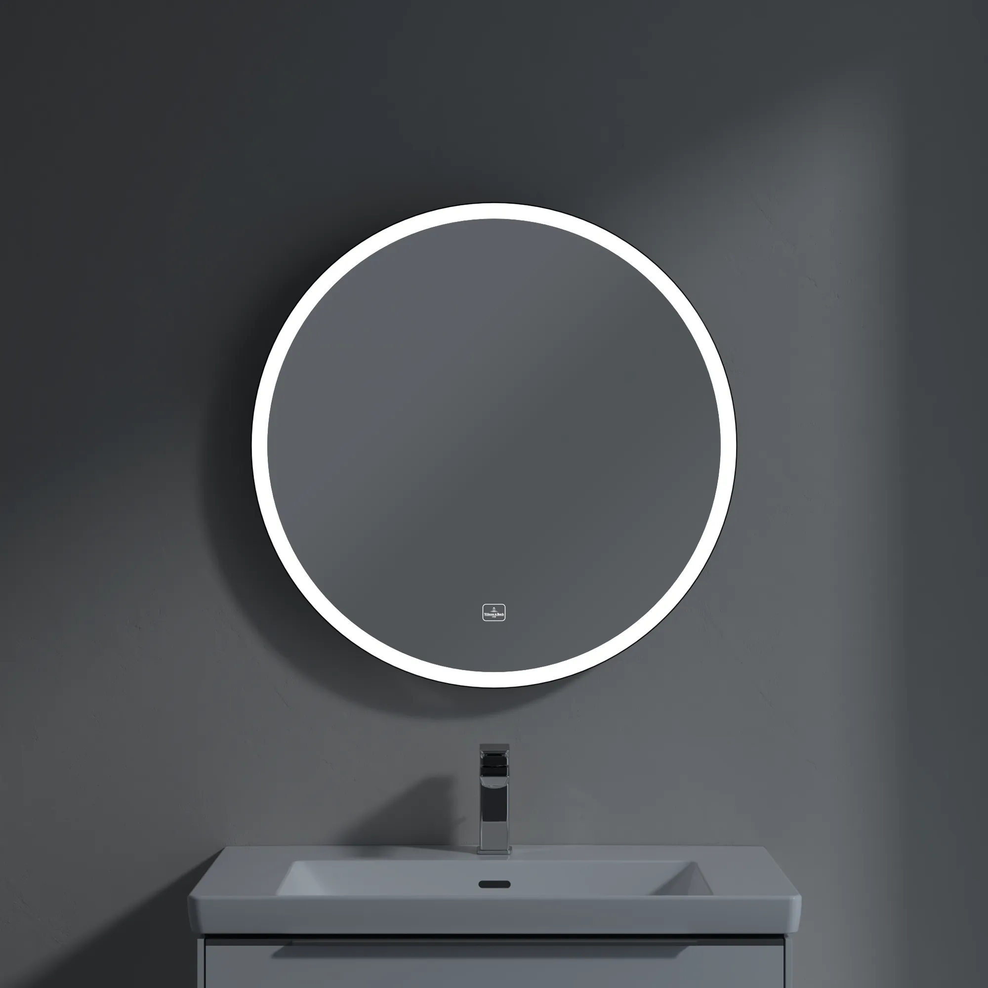 Villeroy & Boch Spiegel „Subway 3.0“ ⌀ 712 mm in BiColour (Black Matt, White Matt) Villeroy & Boch Spiegel „Subway 3.0“ ⌀ 712 mm in BiColour (Black Matt, White Matt)