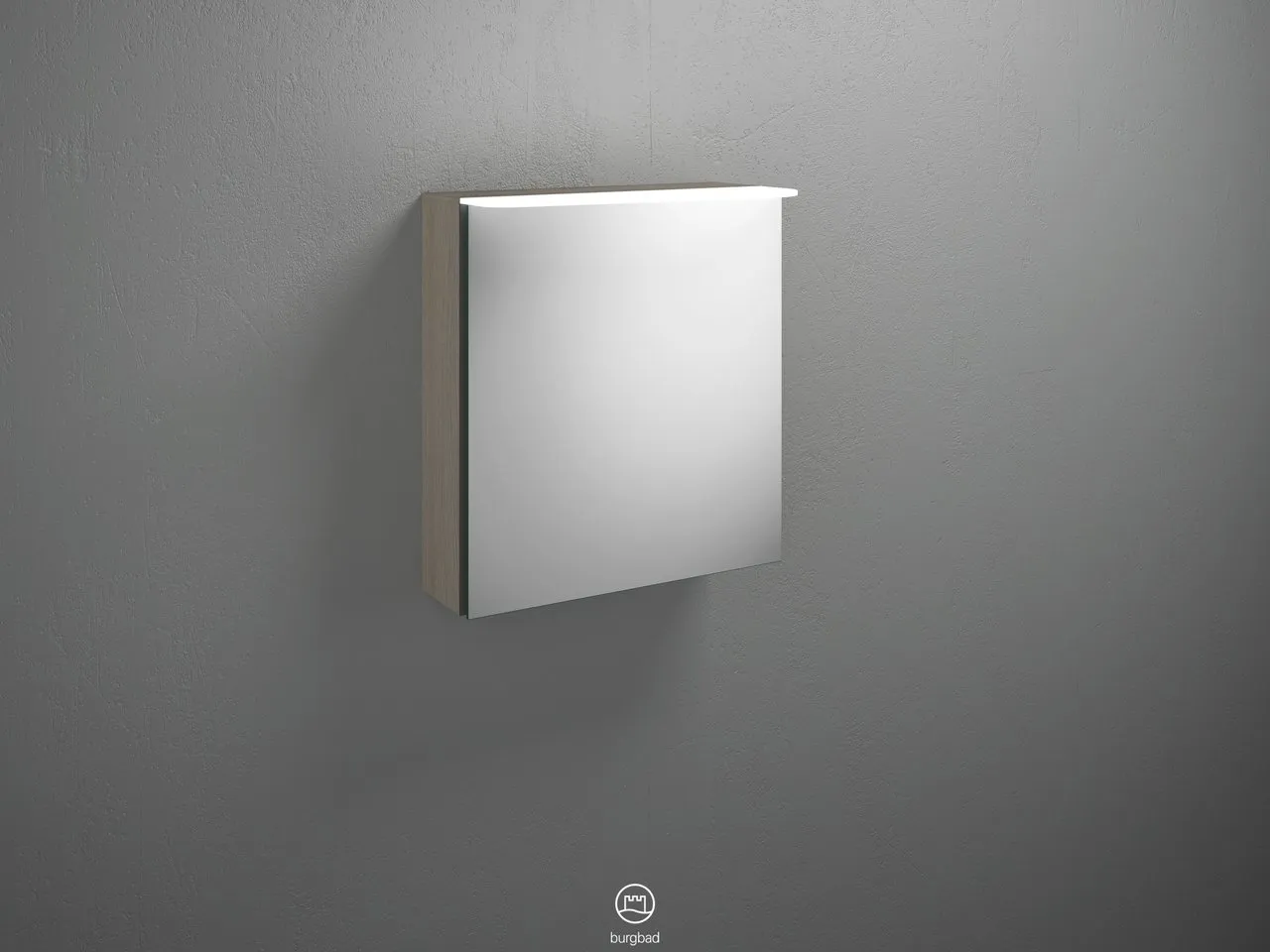 Burgbad Spiegelschrank Badu SFTU060, 310x600x665 mm, LED-Aufsatzleuchte 4200 K, beidseitig verspiegelt Burgbad Spiegelschrank Badu SFTU060, 310x600x665 mm, LED-Aufsatzleuchte 4200 K, beidseitig verspiegelt