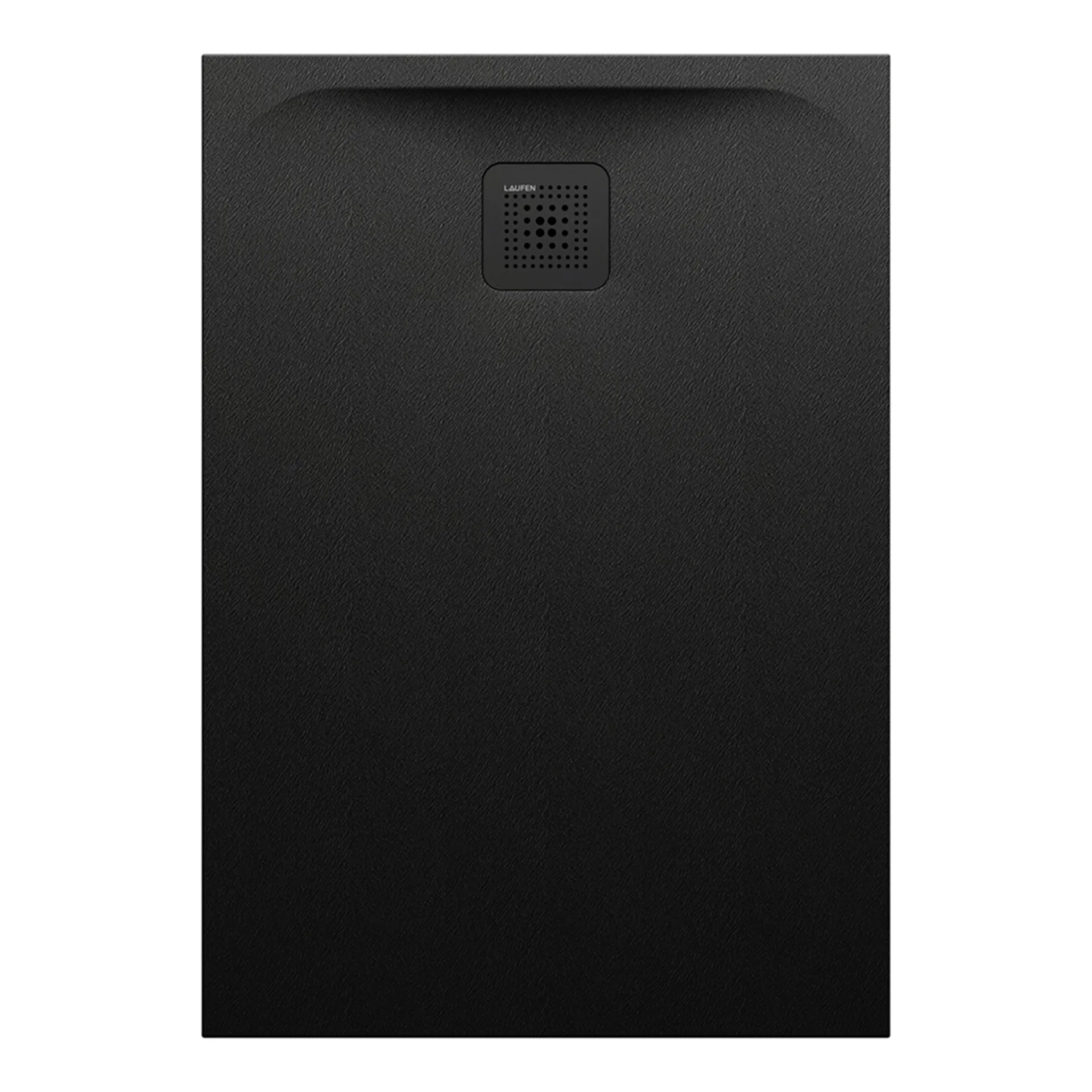 Laufen rechteck Duschwanne „Pro“ Ablauf kurze Seite 1000 × 700 mm in Schwarz